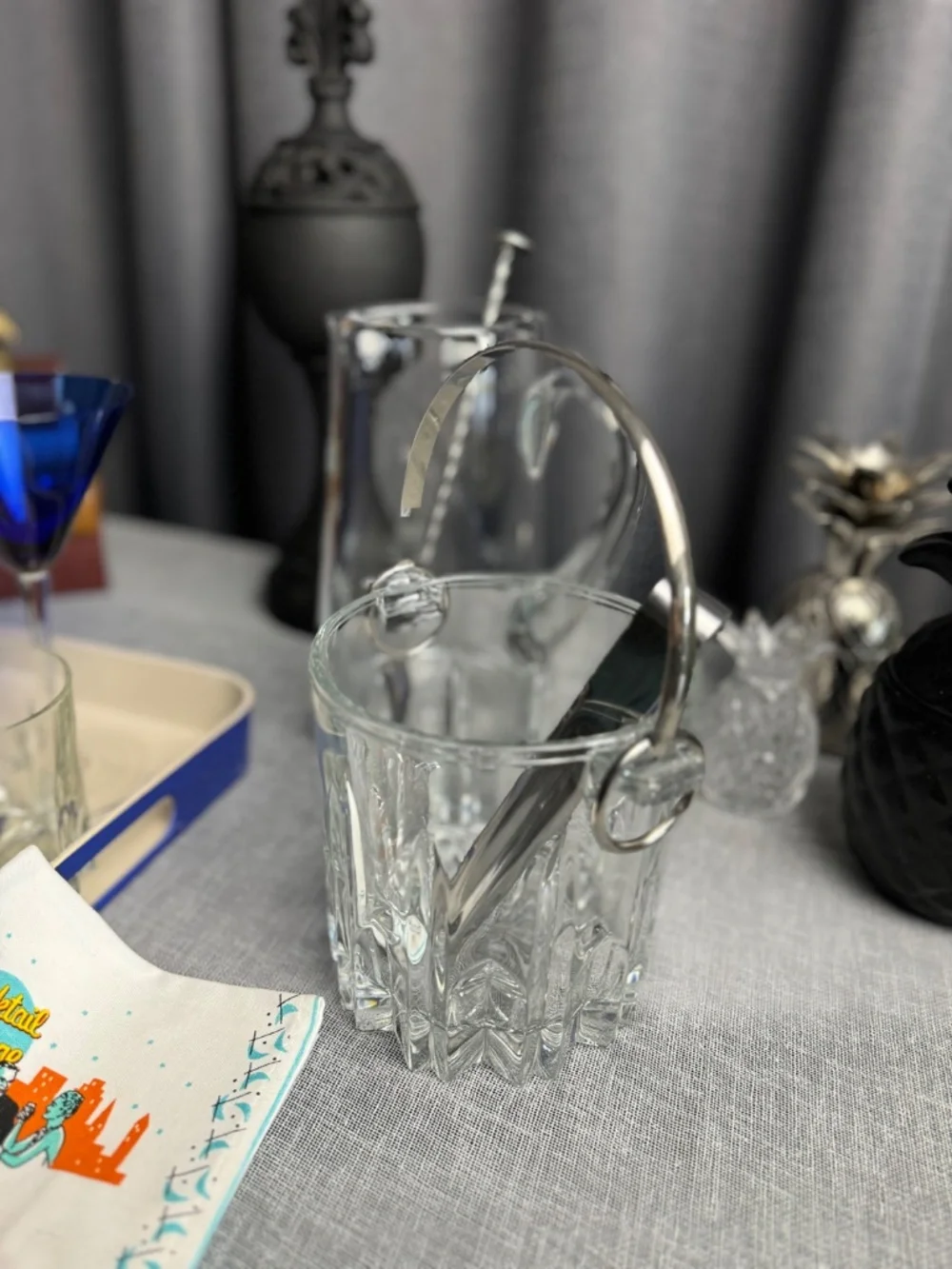 VTG Atomic Blue Cocktail Lounge Set